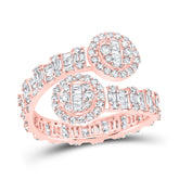 1CTW-DIA NK ROUND SHAPE CUFF RING